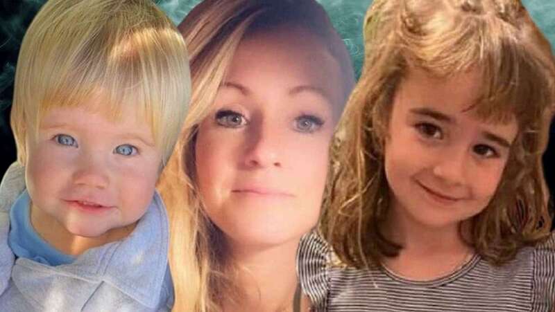 Las niñas asesinadas y su madre/Archivo.